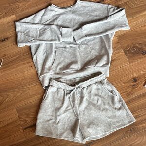 Women's Gray Lounge Set